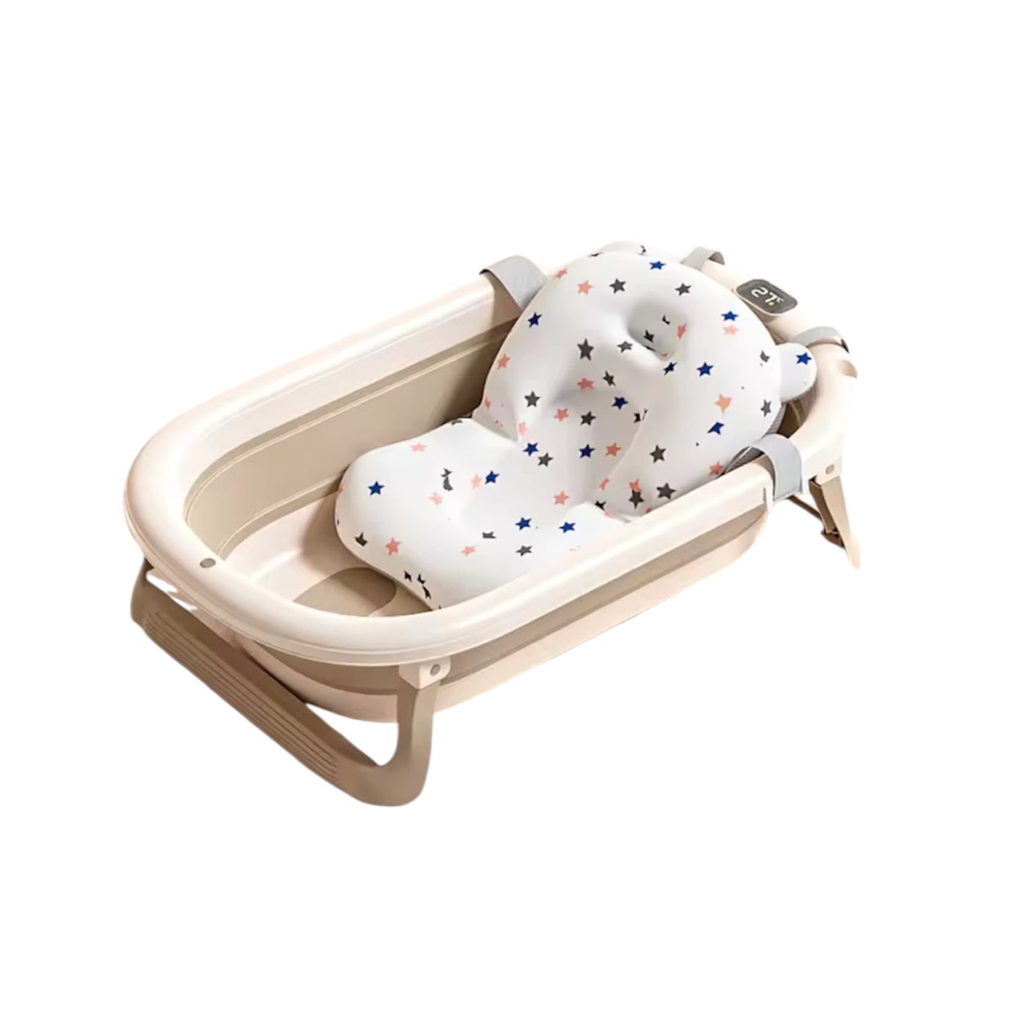 BAÑERA PLEGABLE( con termómetro y cojin acolchado)