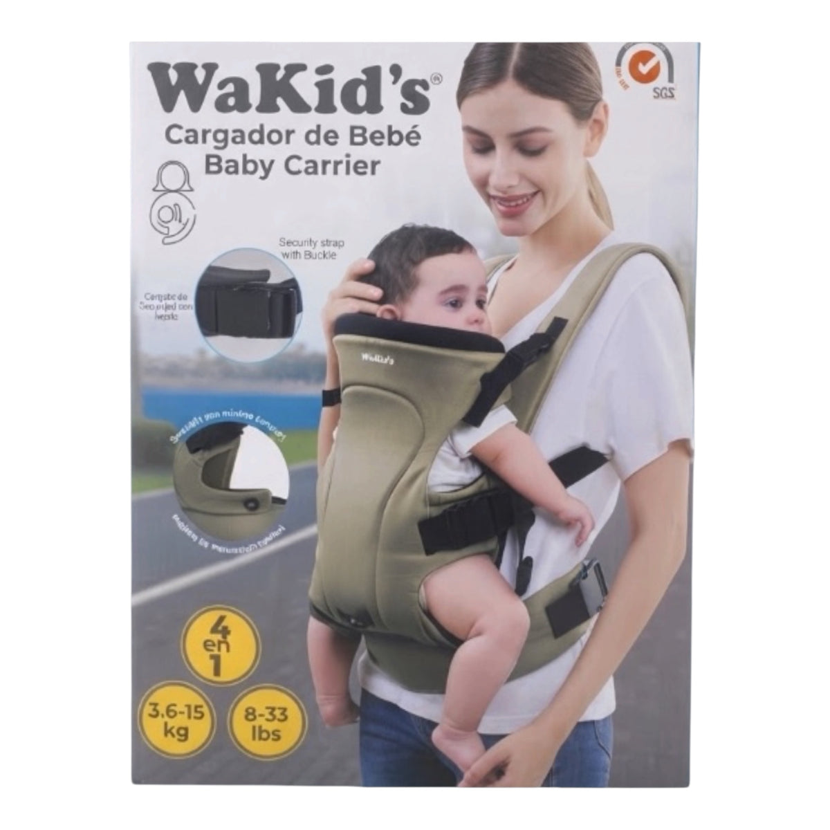 Cargador de bebes 4 en 1