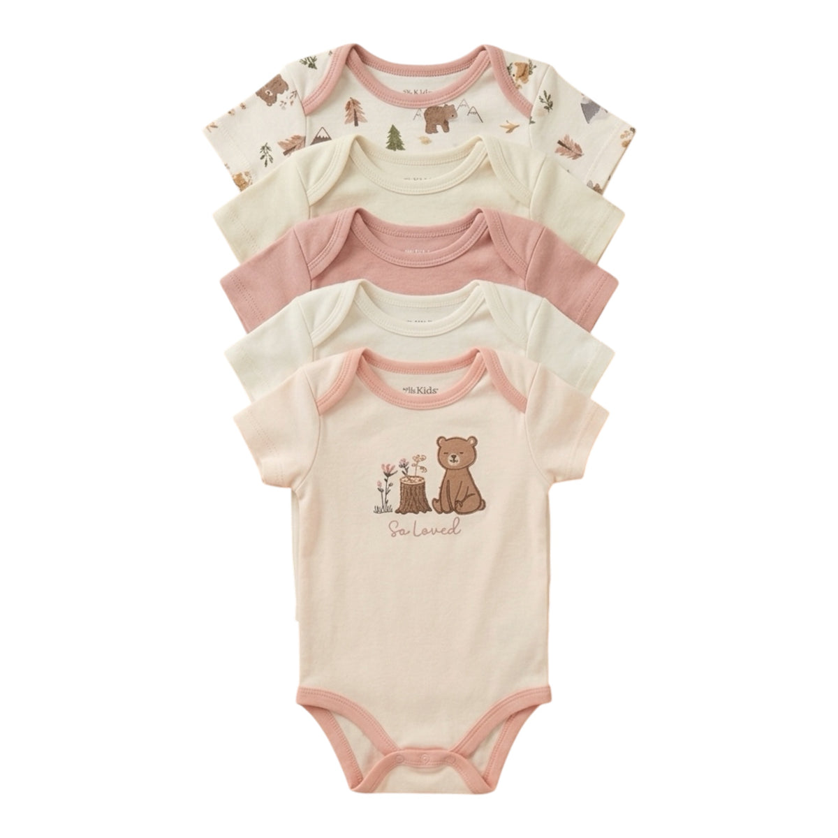 Set de bodys para niña