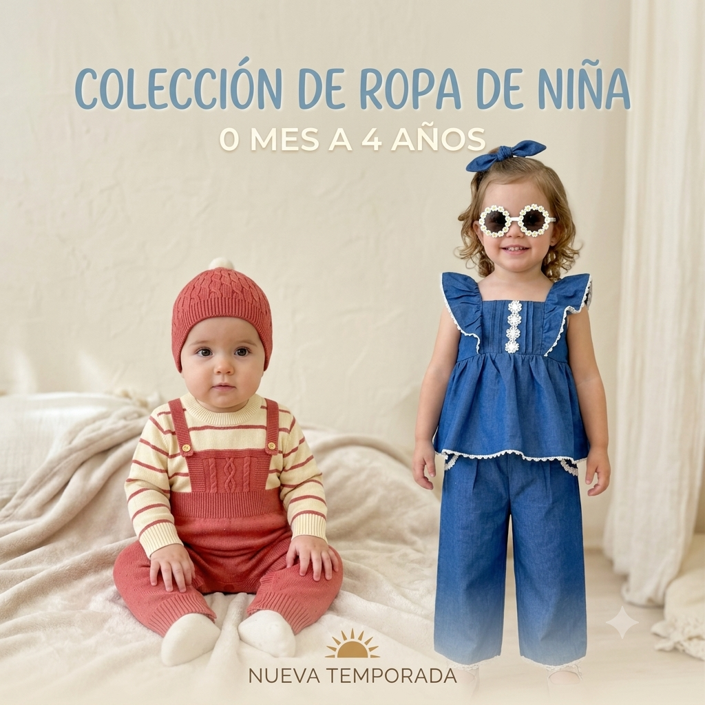 Ropa de Niñas 0M - 4 Años