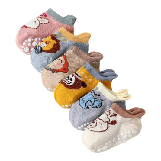 Kit de 6 pares de medias antiresbalante (unisex)