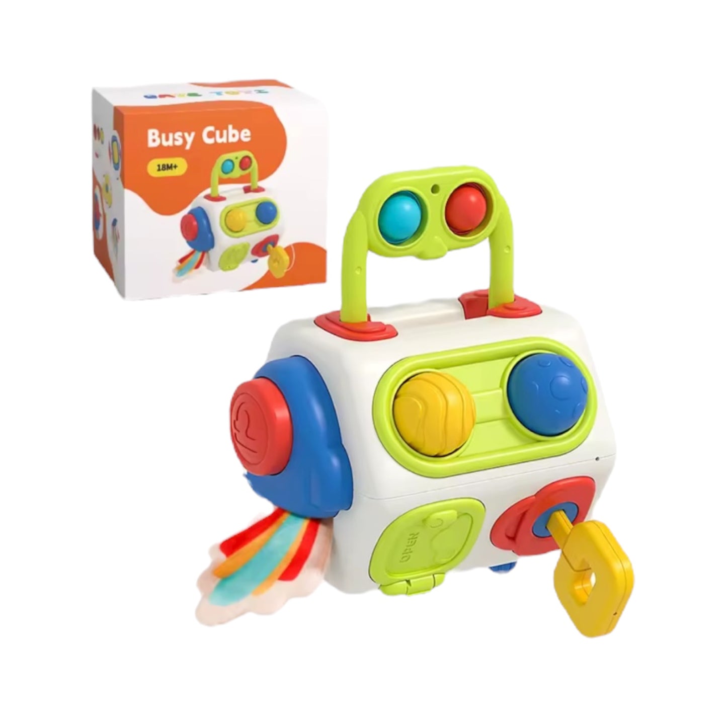 CUBO SENSORIAL DE APRENDIZAJE