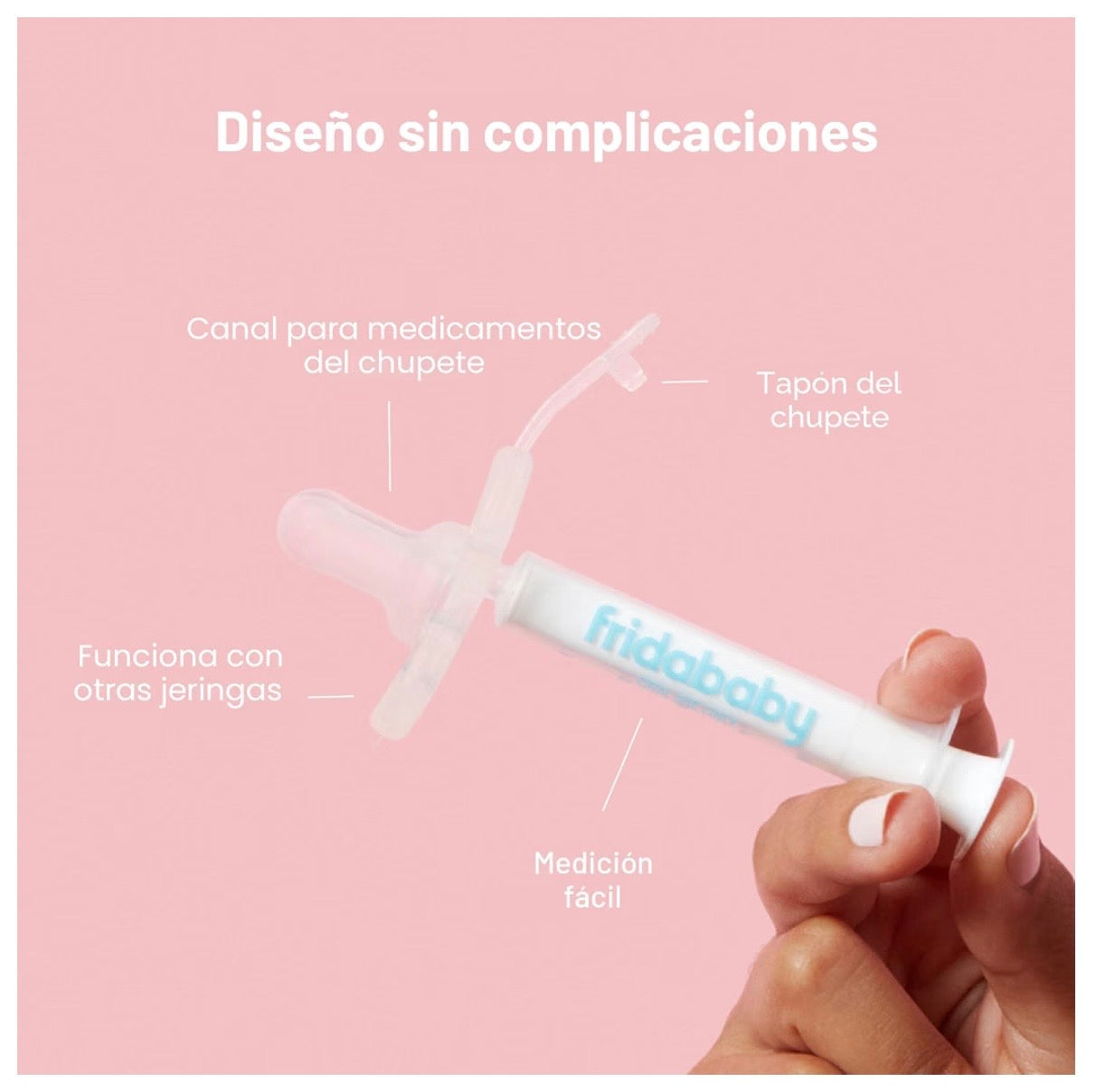 Dispensador de medicina (con chupete)