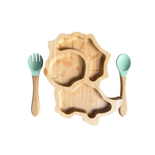 SET DE ALIMENTACIÓN BAMBÚ DINO