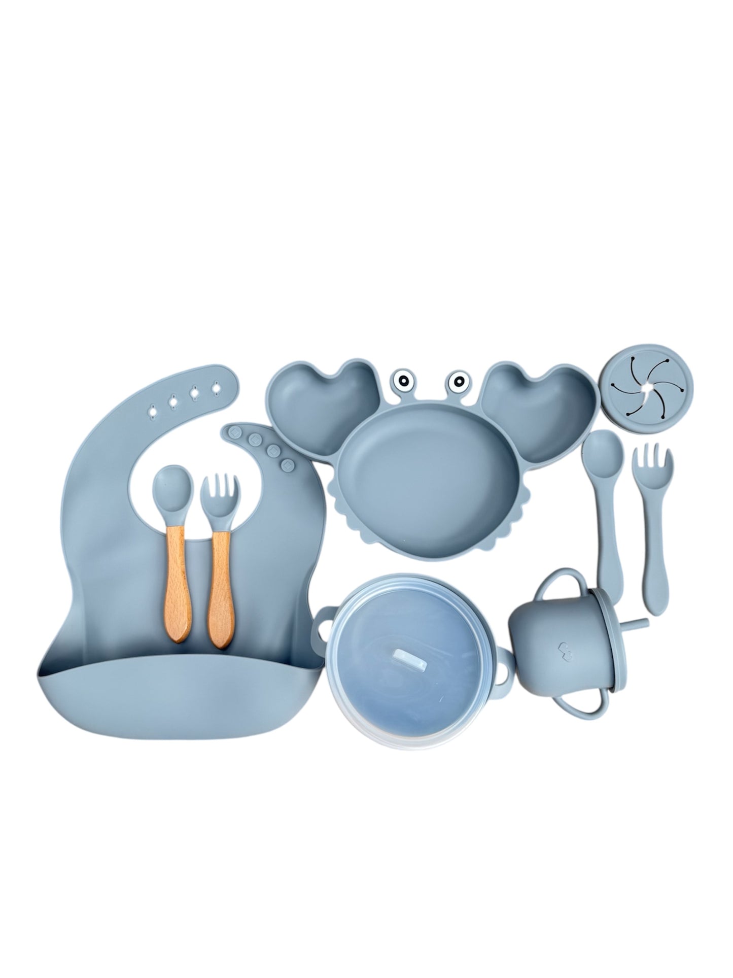 SET DE ALIMENTACIÓN COMPLEMENTARIA ESTILO CANGREJO 11 PIEZAS