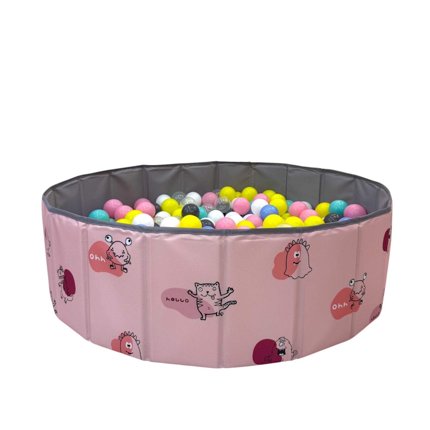 PISCINA DE PELOTA CON ALFOMBRA Y PELOTAS