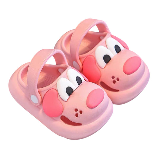 Sandalias infantiles con diseño de perro para niñas