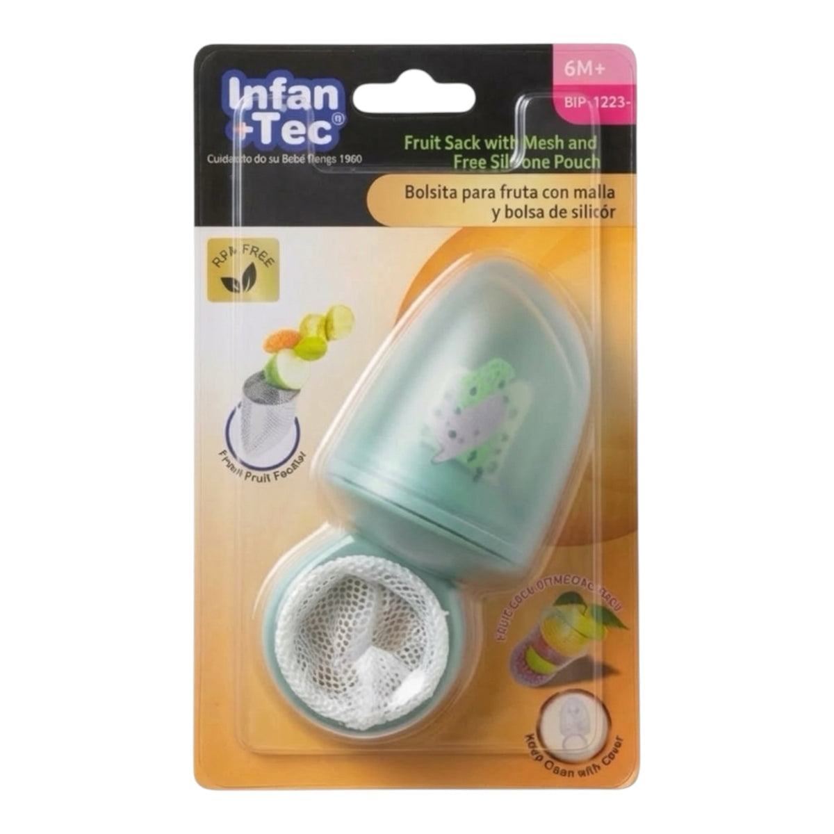 Chupón para frutas con malla