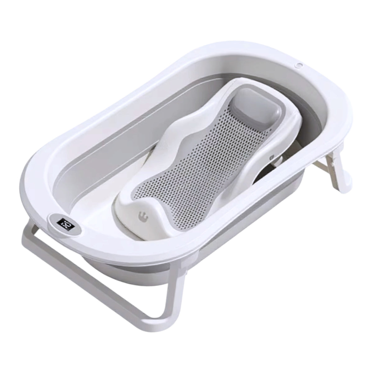 Bañera plegable con soporte