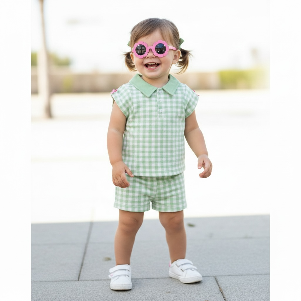 Conjunto para niña con lentes