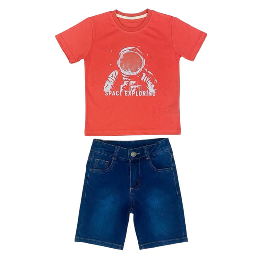 conjunto de astronauta