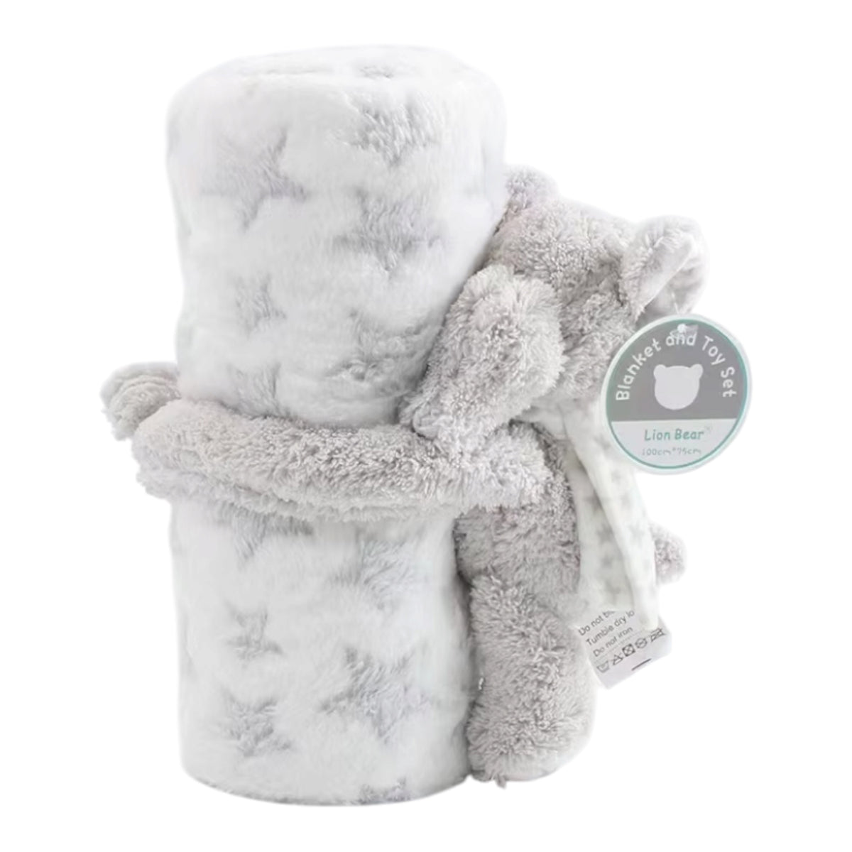 Mantas con peluche de apego