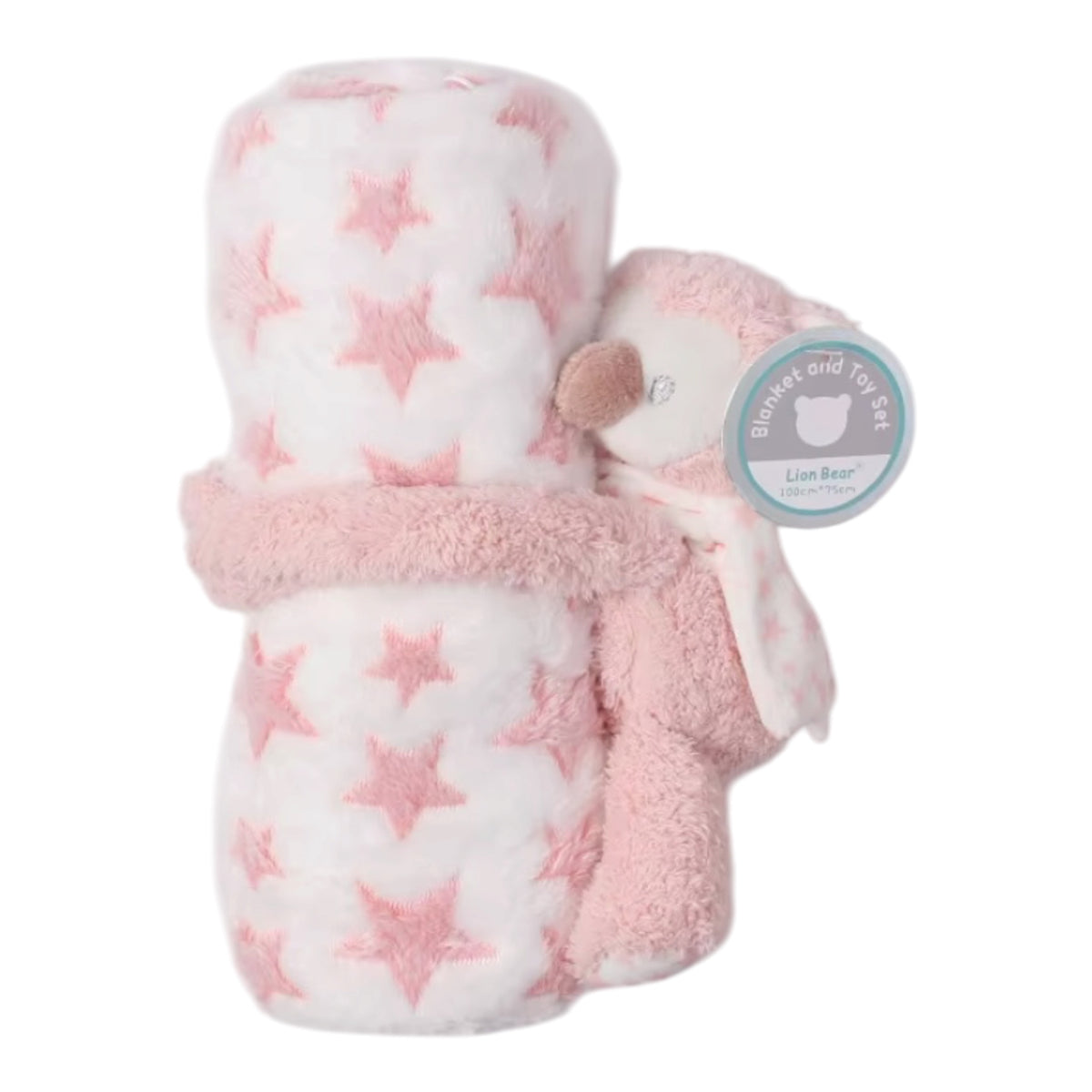 Mantas con peluche de apego