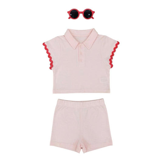 Conjunto para niña con lentes
