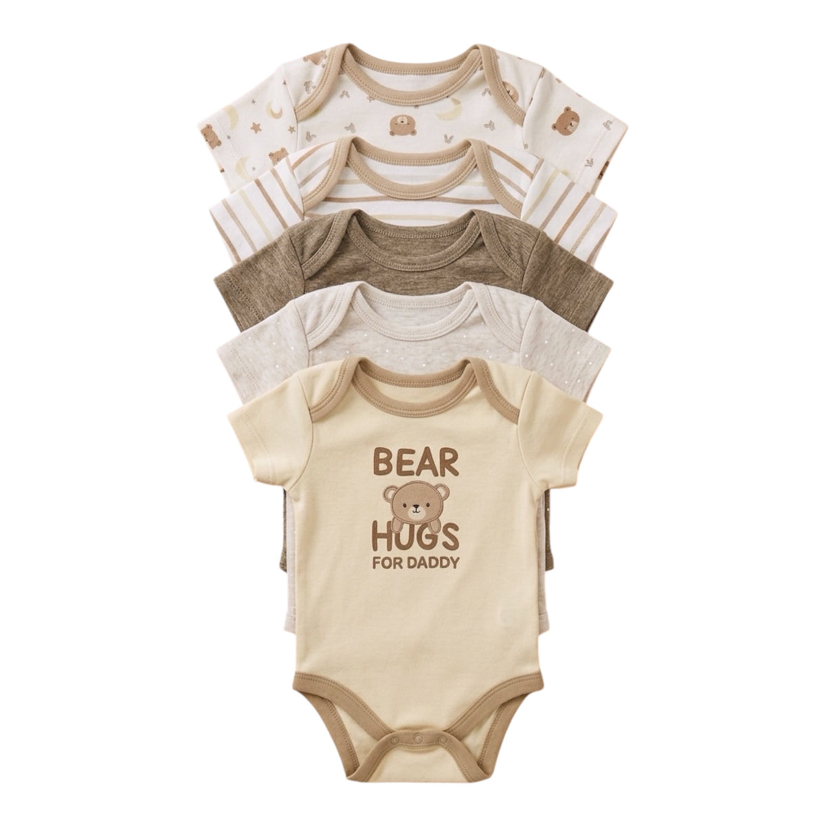 Set de bodys para niño