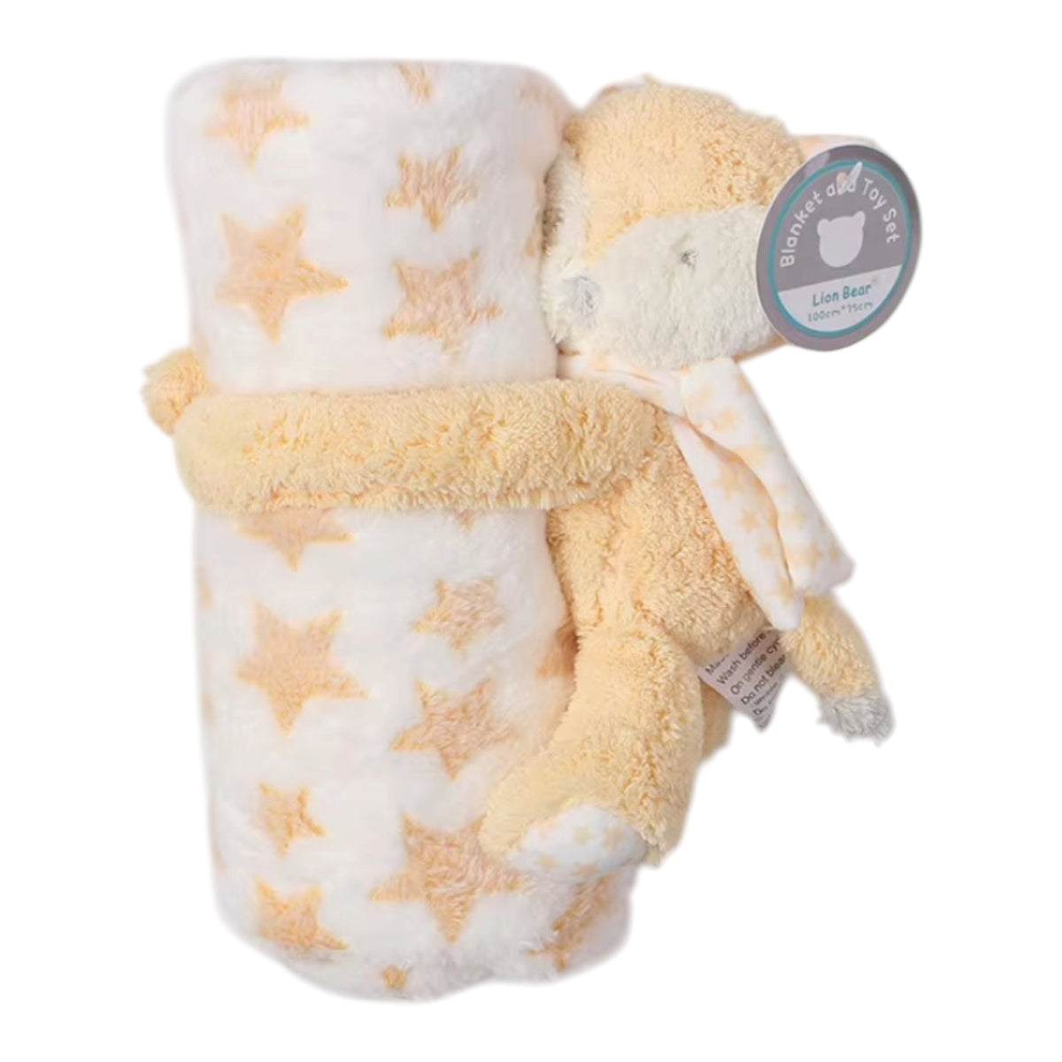 Mantas con peluche de apego