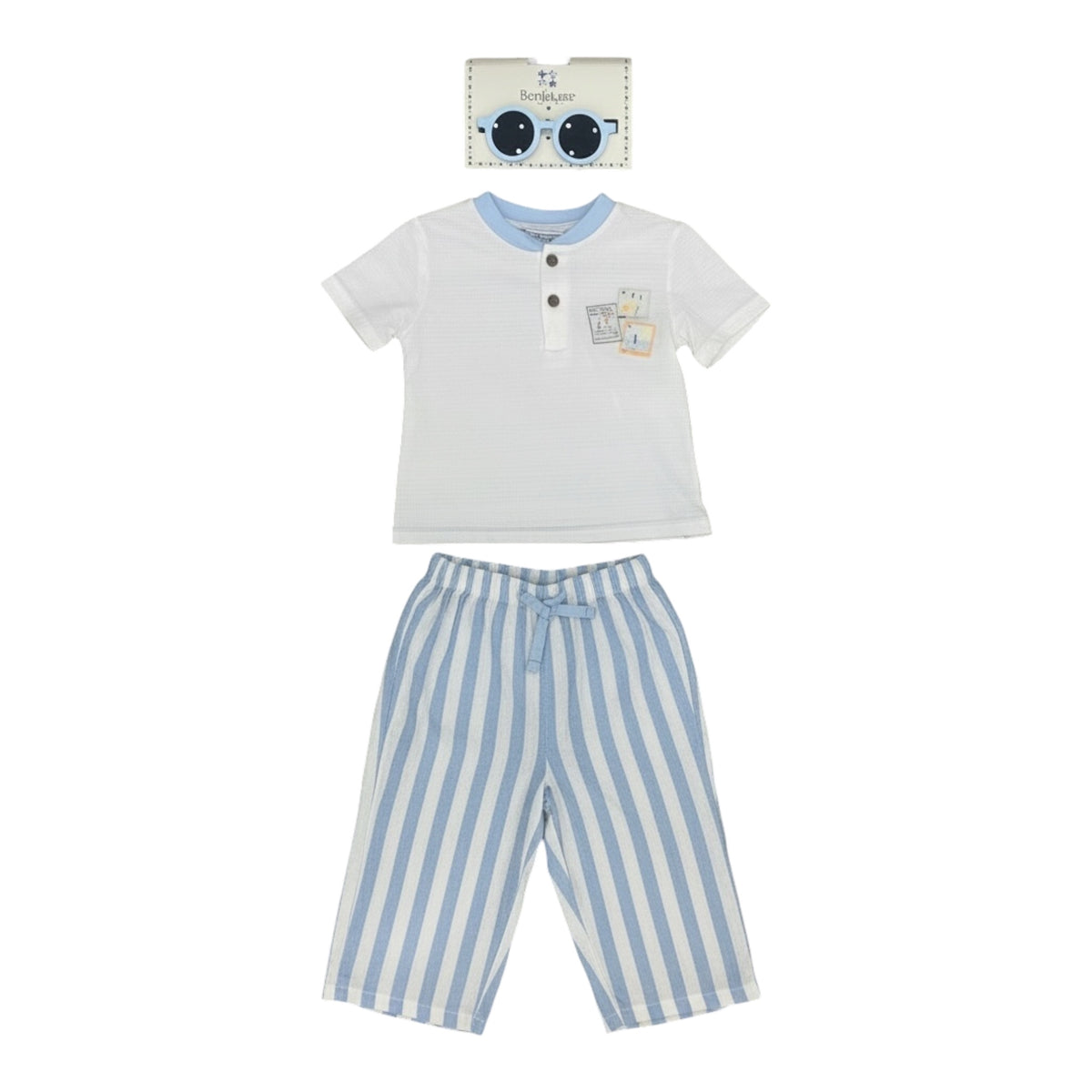 conjunto para niño con lentes