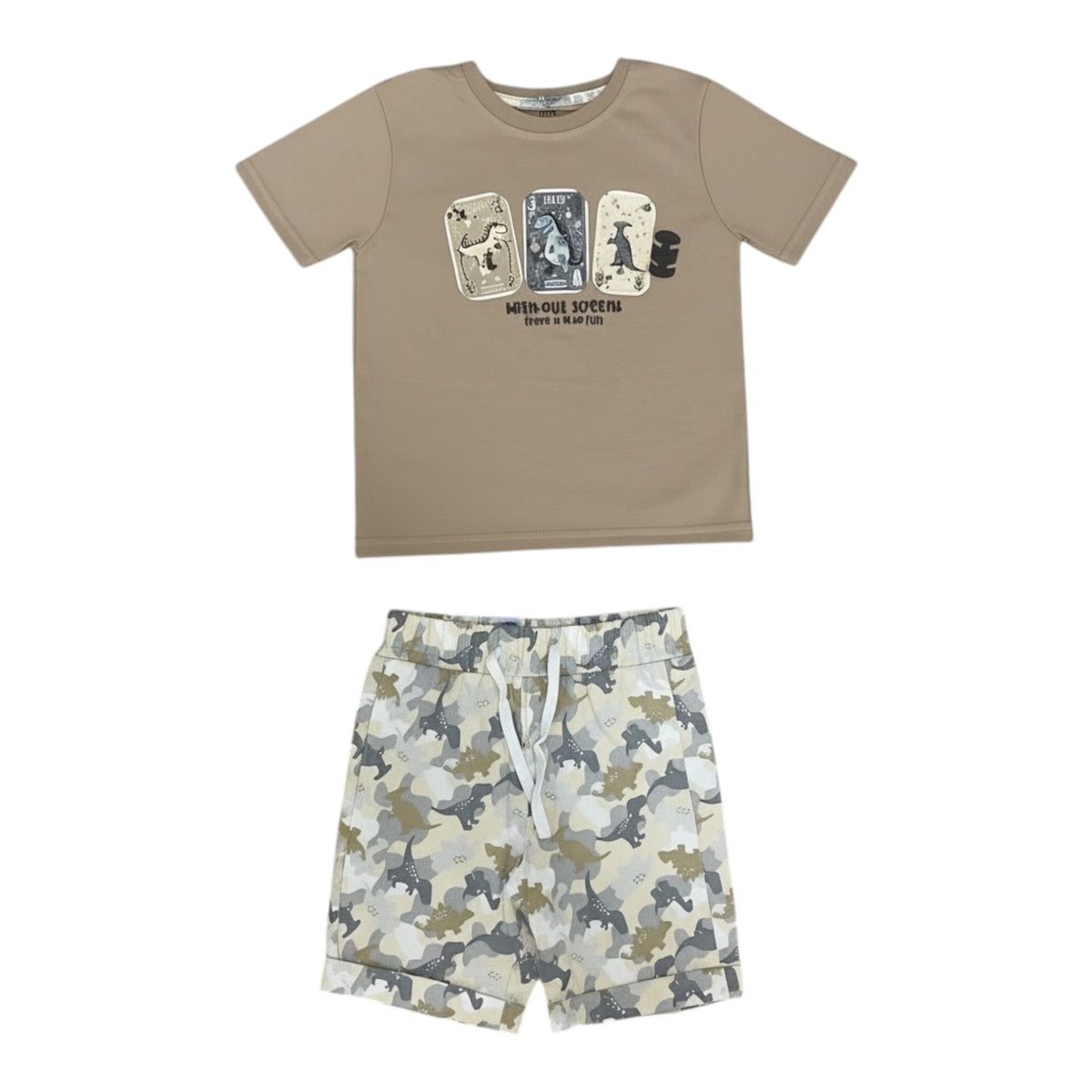 Conjunto con estampado de dino